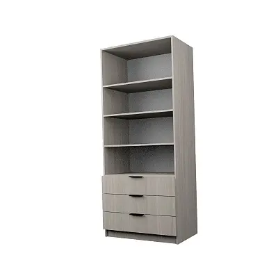 картинка Шкаф ЭКОН распашной 2-х дверный с 3-мя ящиками с полками от магазина КУПИ КУПЕ